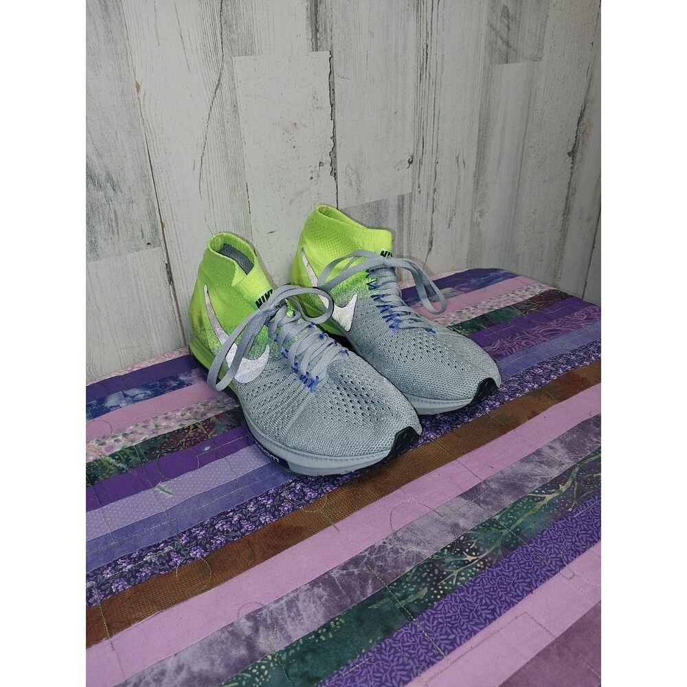 Size 8 - Nike Zoom All Out Flyknit Wolf Grey Volt Women's